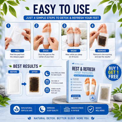 AYURVEDIC POWER Foot Patches | Buy 1 Get 3 FREE